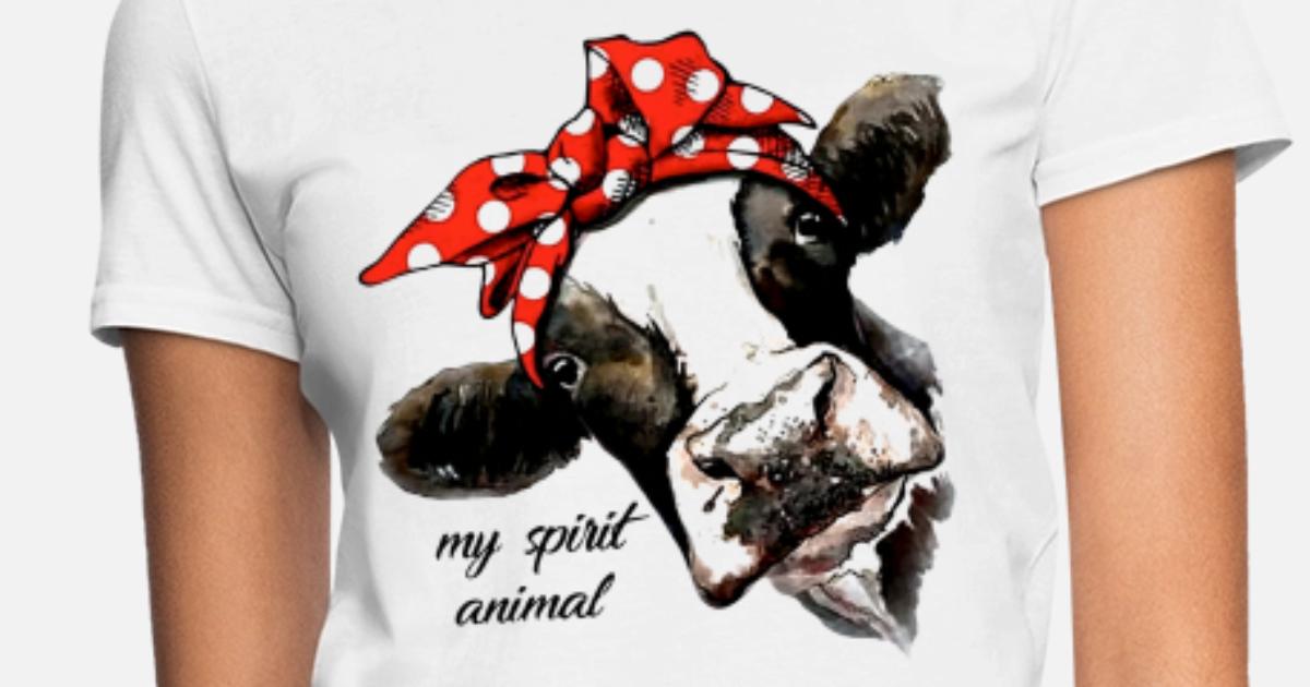 my spirit animal cute cow' Women's T 